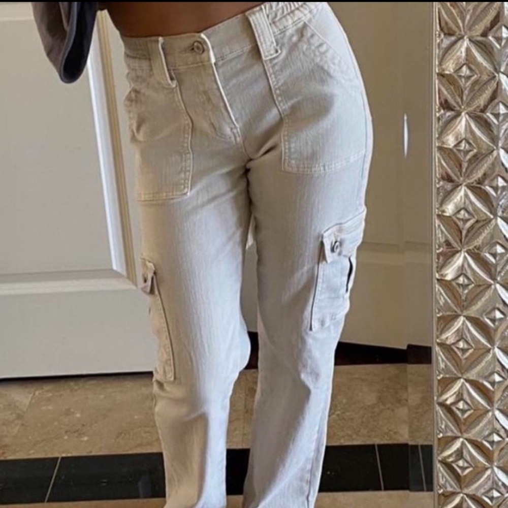 Cream cargo pants!